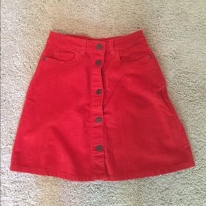 A skirt from the brand only.